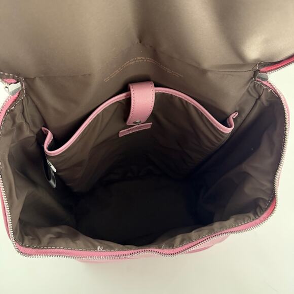 Matt & Nat DEAN Vegan Backpack Vintage Style Pink Purple Large Women’s Bag main image 13